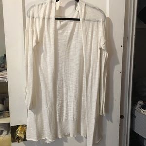 White cardigan